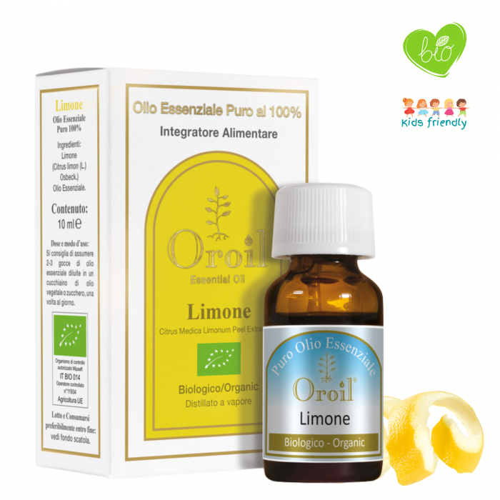 Lămâie - 10 ml - ulei esențial bio supliment alimentar